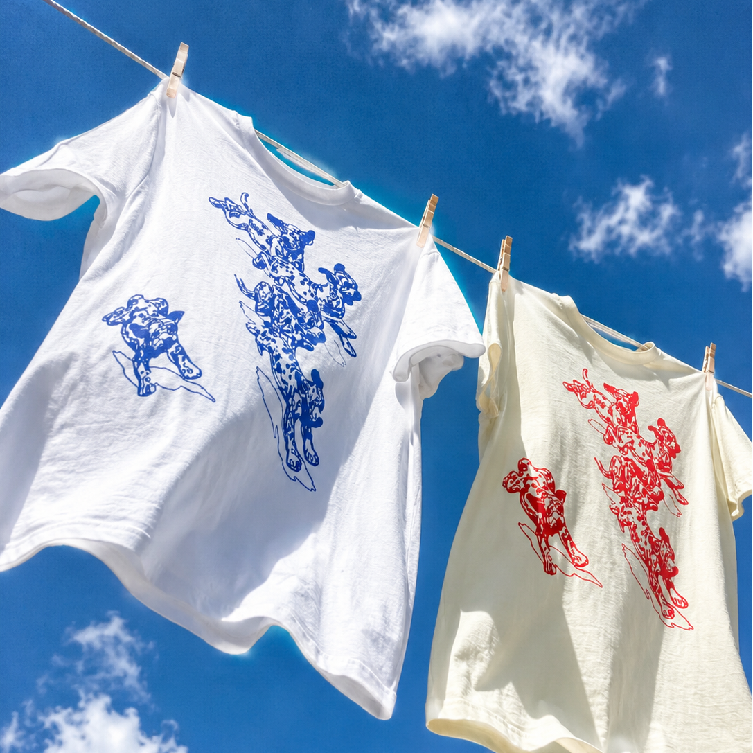 Dogs White Tee