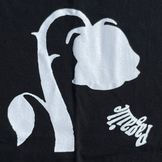 Flower Black Tee