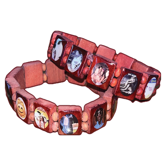 DF Bloody Red Wood Bracelets