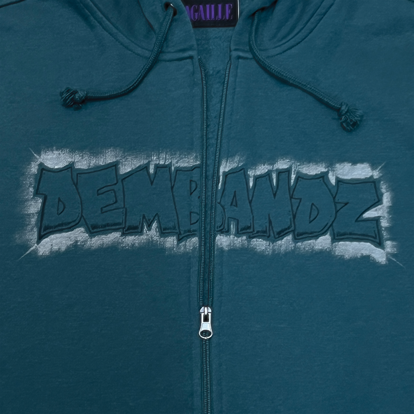 DEMBANDZ DARK TEAL ZIP HOOD (XL)