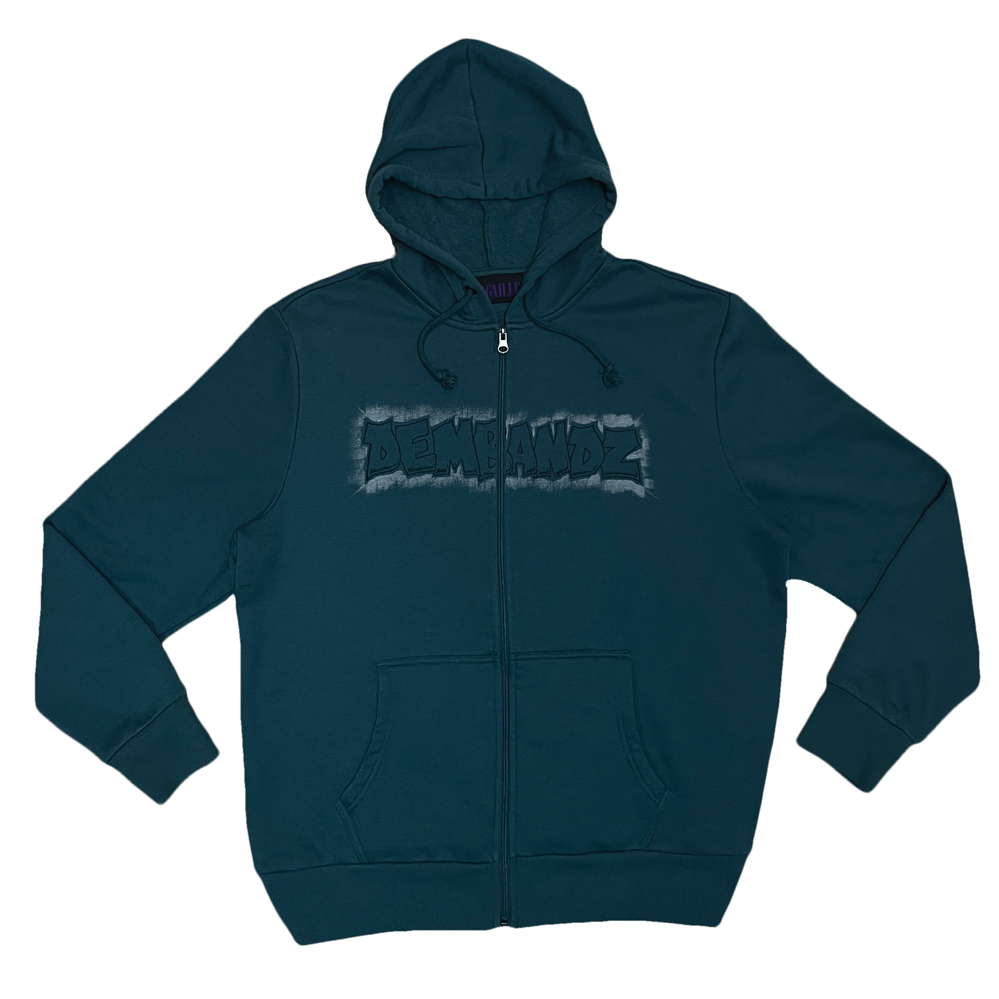 DEMBANDZ DARK TEAL ZIP HOOD (XL)