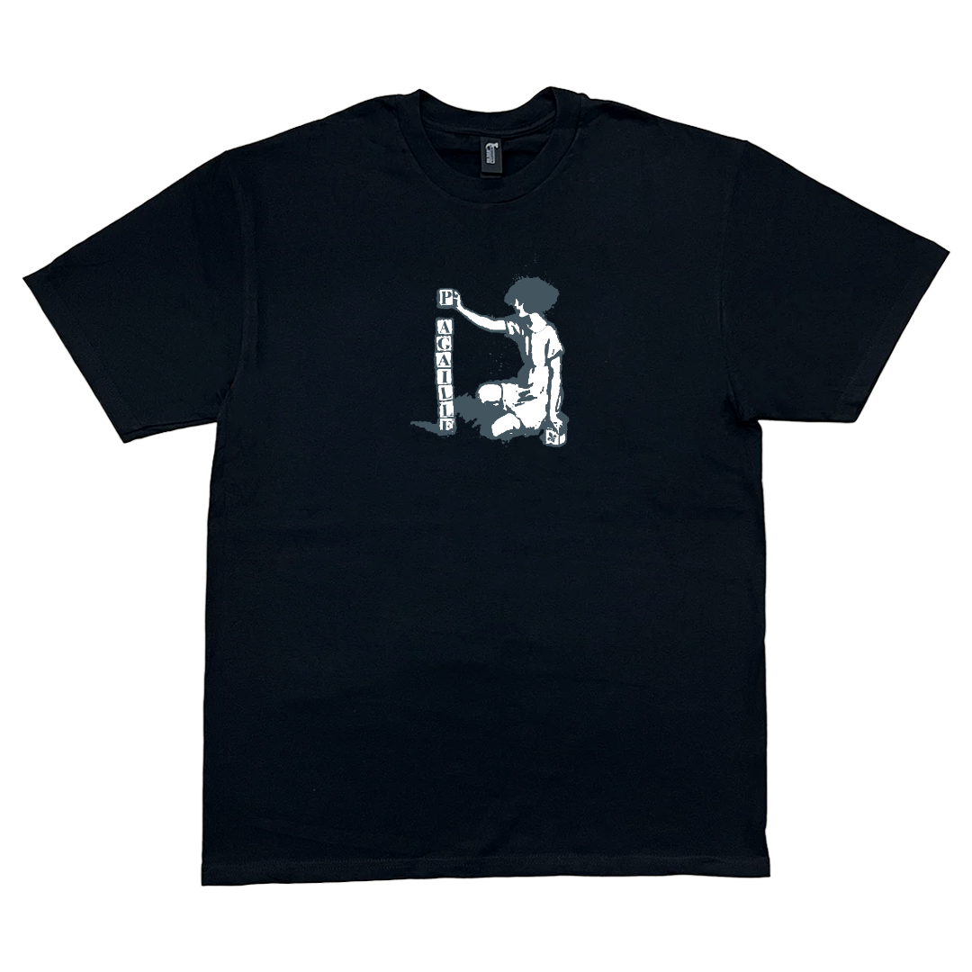 Block Black Tee