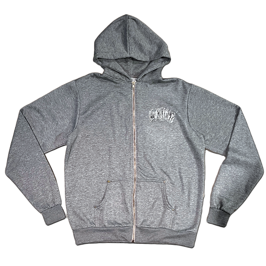 Crystal - HeatherGrey ZipUp