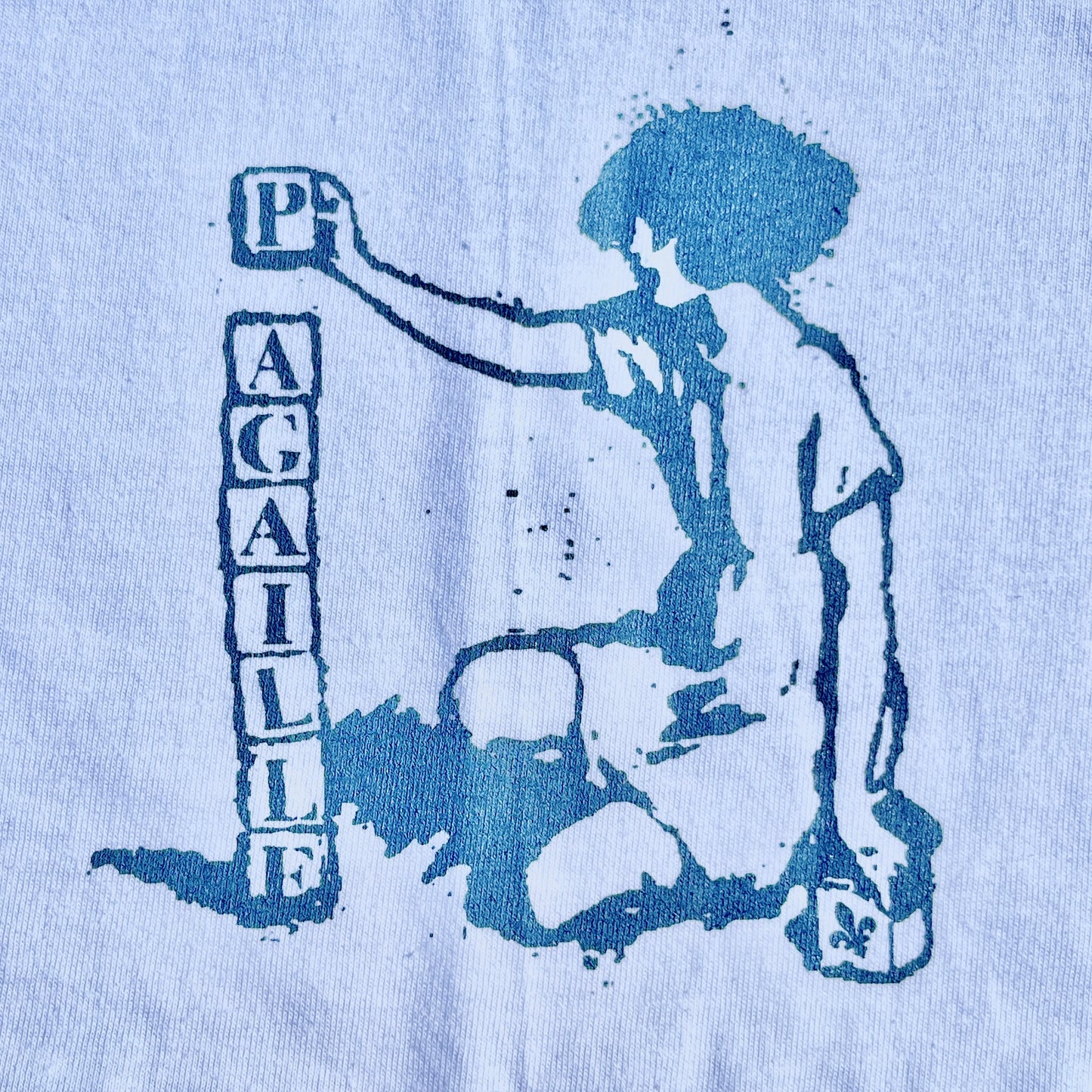 Block White Tee