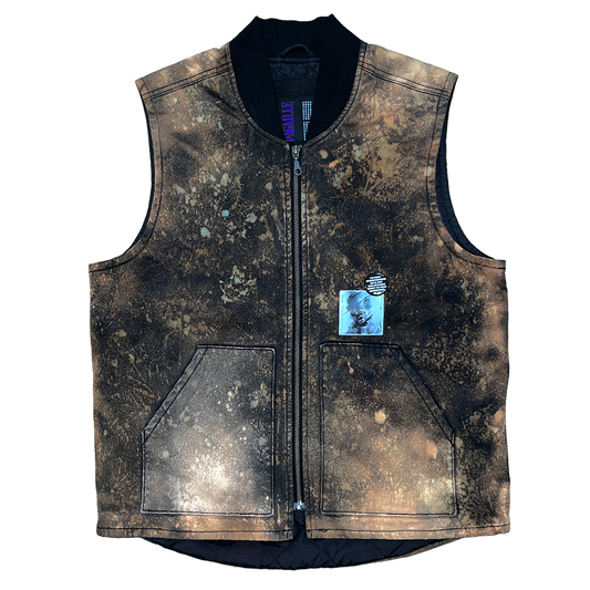 Lovestory leaf bleach vest