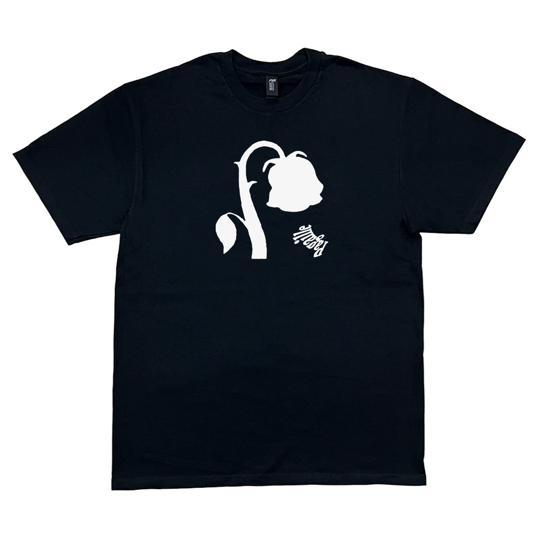 Flower Black Tee