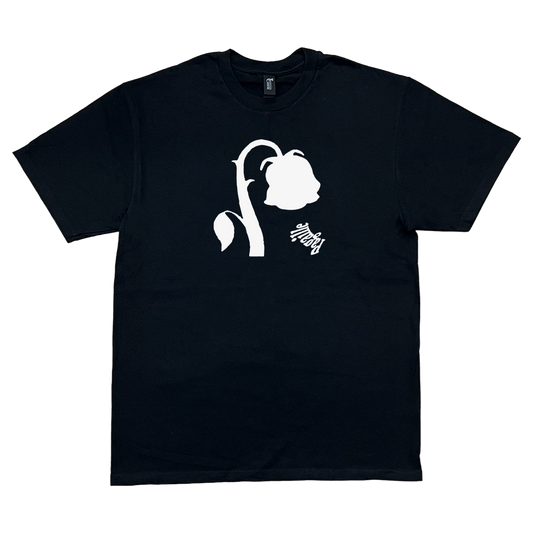 Flower Black Tee