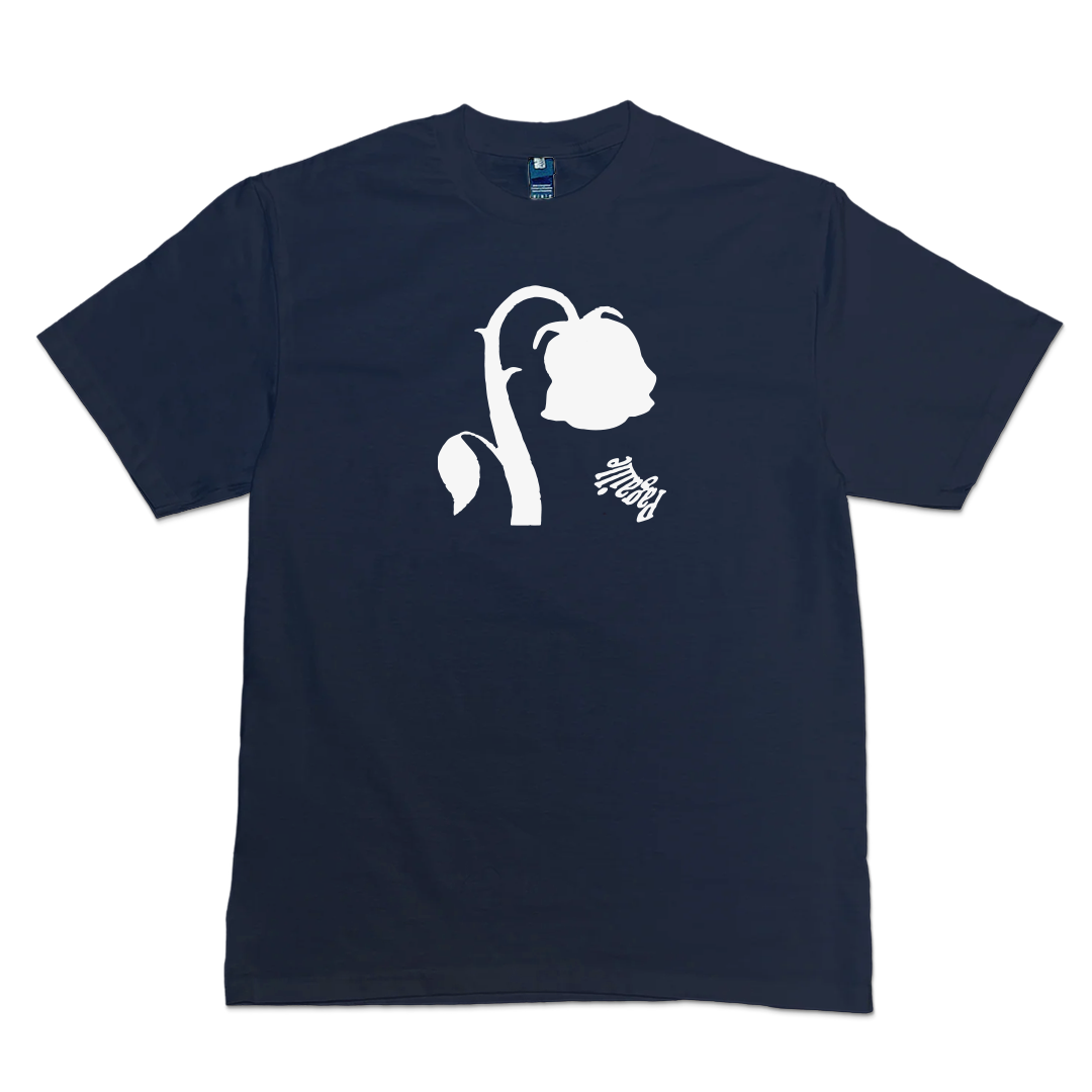 Flower Navy Tee